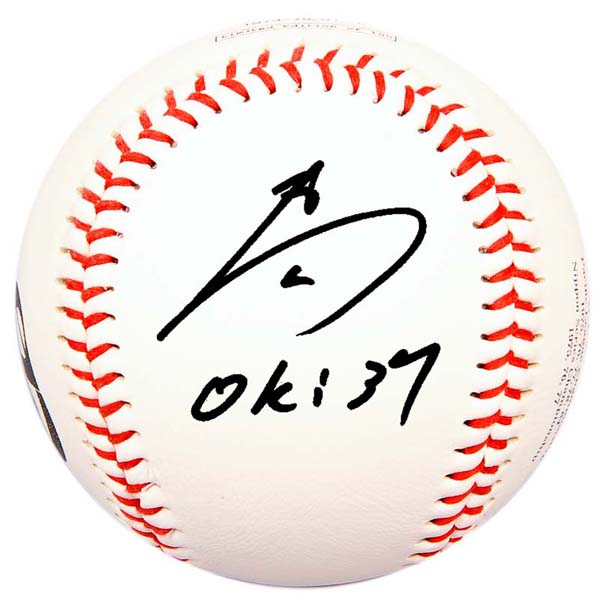 [限定]岡島秀樹2007年ワールドシリーズ試合球直筆サインボール