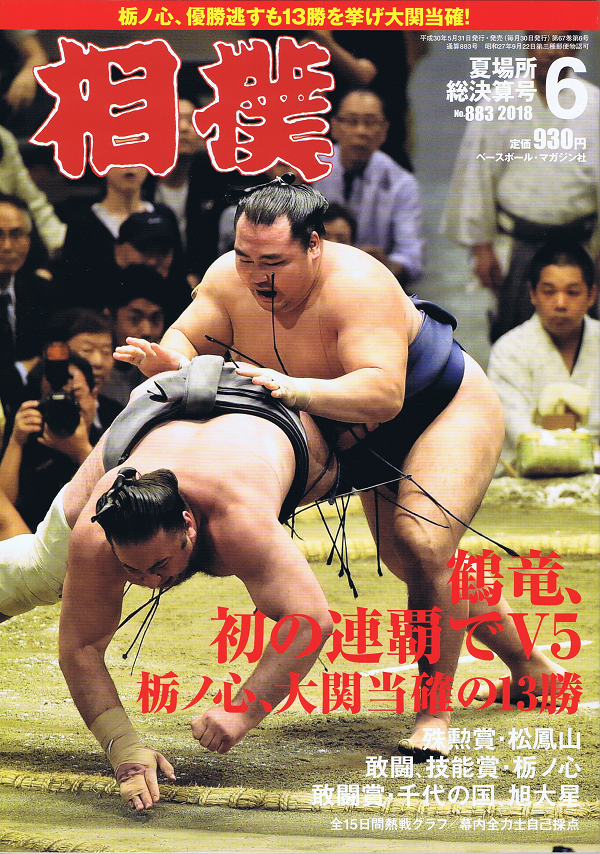 相撲 6月号 夏場所総決算号