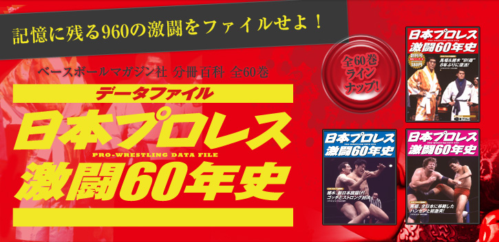 データファイル　日本プロレス激闘60年史　記憶に残る960の激闘をファイルせよ！