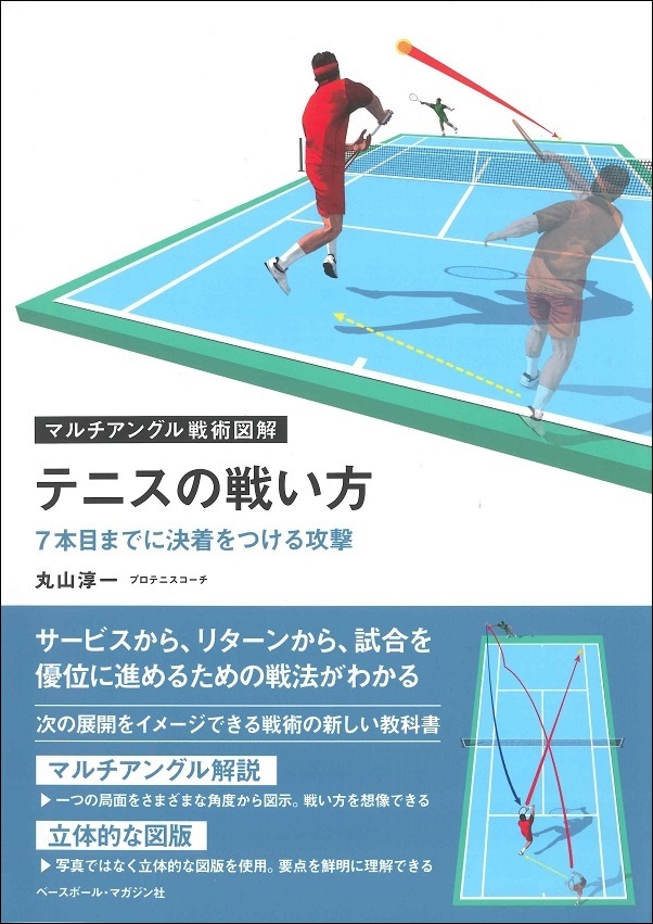 マルチアングル戦術図解テニスの戦い方 7本目までに決着をつける攻撃